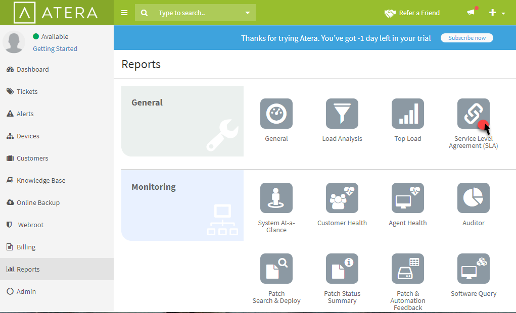 1021x620 Service Level Agreement