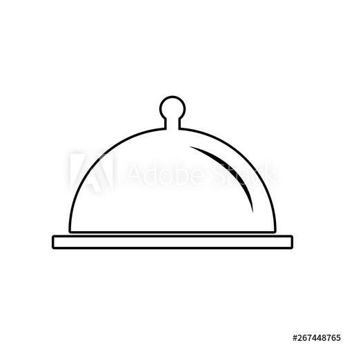 500x500 Restaurant Steel Serving Tray Icon Element Of Eating For Mobile
