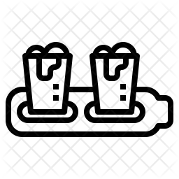 256x256 Beer Serving Tray Icon Of Line Style