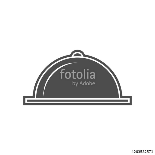 500x500 Serving Tray Icon Element Of Minimalistic For Mobile Concept