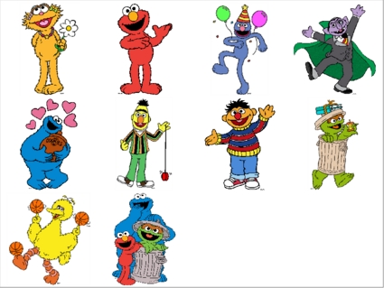 425x319 Sets Of Sesame Street Icons