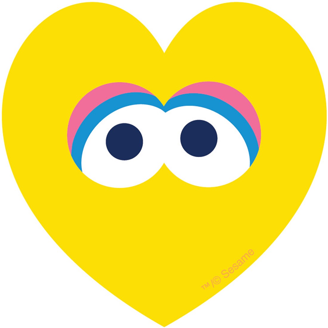 1100x1100 Sesame Street Hearts Stickers