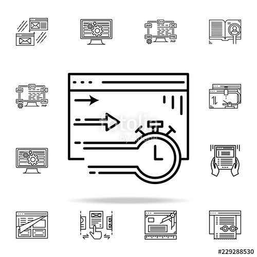 Website Session Icon Web Development Icons Universal Set For Web 500x500 Website Session Icon Web Development Icons Universal Set For Web