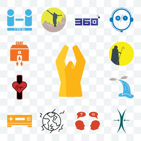 Set Of Transparent Editable Icons Such As Folded Hands, Elastic 450x450 Set Of Transparent Editable Icons Such As Folded Hands, Elastic