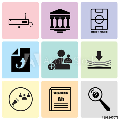 Set Of Simple Editable Icons Such As Inquiry, Vocabulary 500x500 Set Of Simple Editable Icons Such As Inquiry, Vocabulary