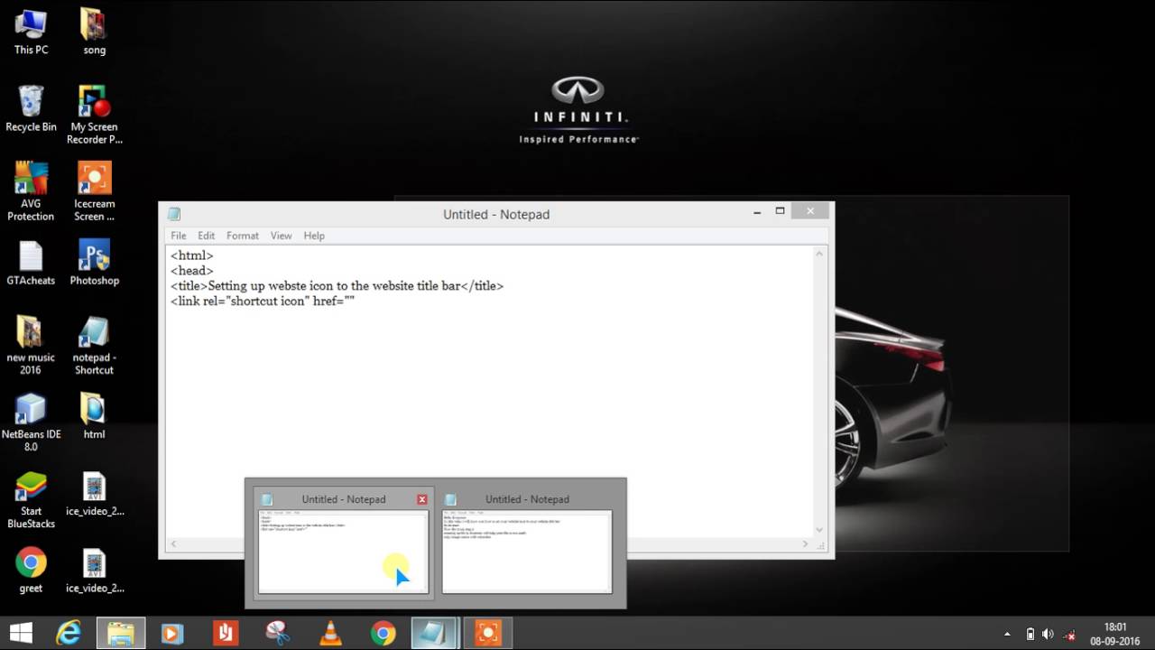 1280x720 How To Set Website Icon To The Website Title Bar