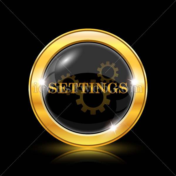 Settings Golden Icon 600x600 Settings Golden Icon