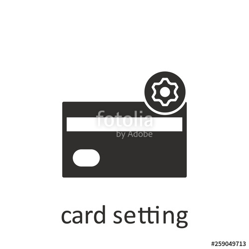 Card Setting, Icon, Black Element Mobile Concept And Web Apps 500x500 Card Setting, Icon, Black Element Mobile Concept And Web Apps