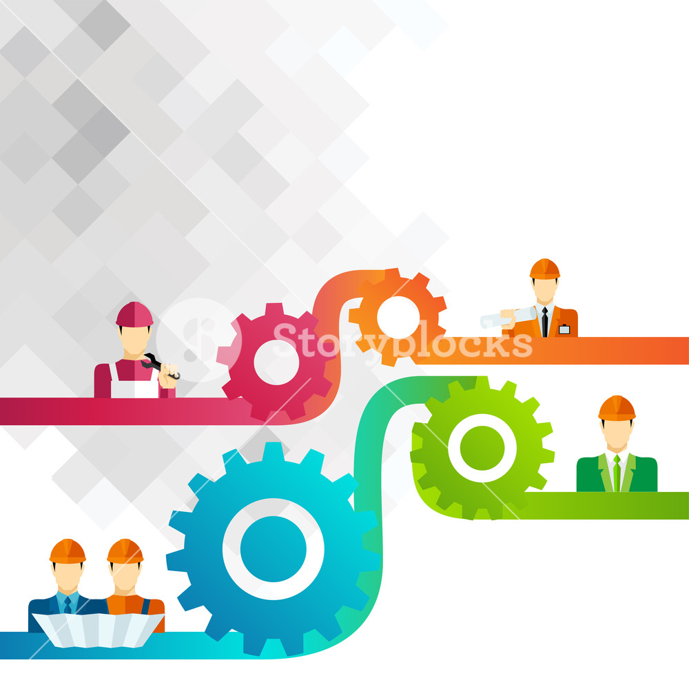 Cog Gear Setting Icon Connecting Men From Different Professional 1000x1000 Cog Gear Setting Icon Connecting Men From Different Professional
