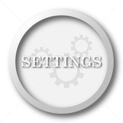 Settings White Icon Settings White Button 416x416 Settings White Icon Settings White Button