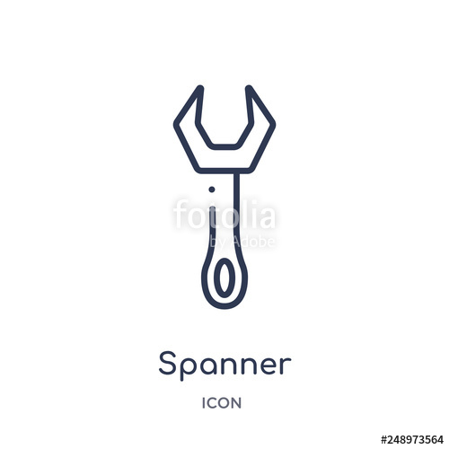 Spanner Settings Button Icon From Tools And Utensils Outline 500x500 Spanner Settings Button Icon From Tools And Utensils Outline