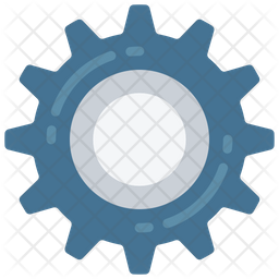 256x256 Settings Cog Icon Of Flat Style