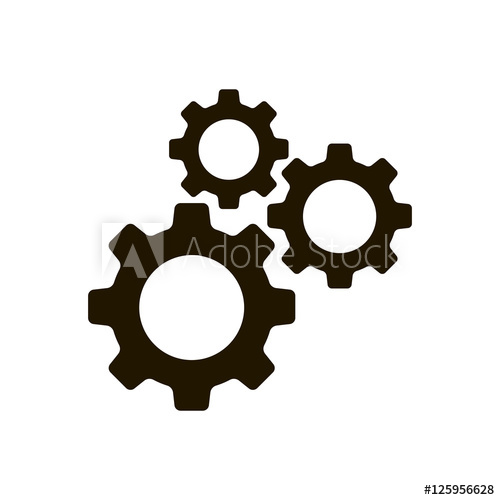 500x500 Settings, Gear Icon Vector