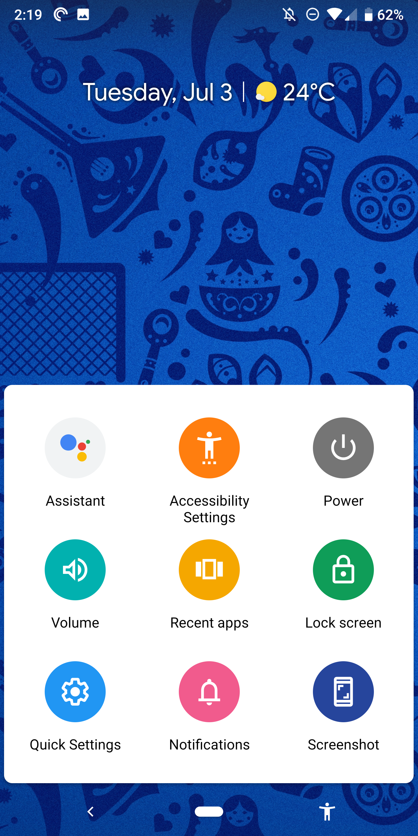 menu icon android studio