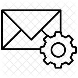 256x256 Mail Settings Icon Of Line Style