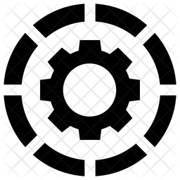 256x256 Settings Icon Of Glyph Style
