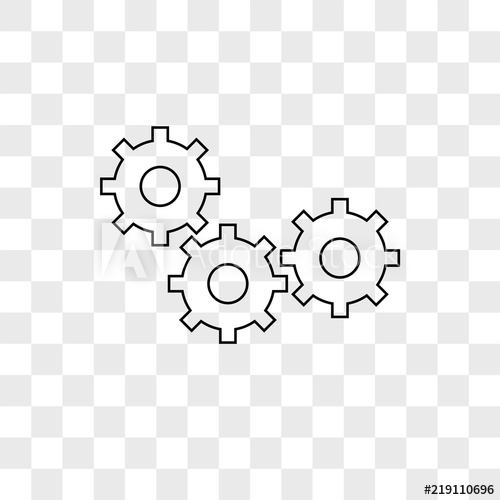 500x500 Settings Vector Icon On Transparent Background, Settings Icon
