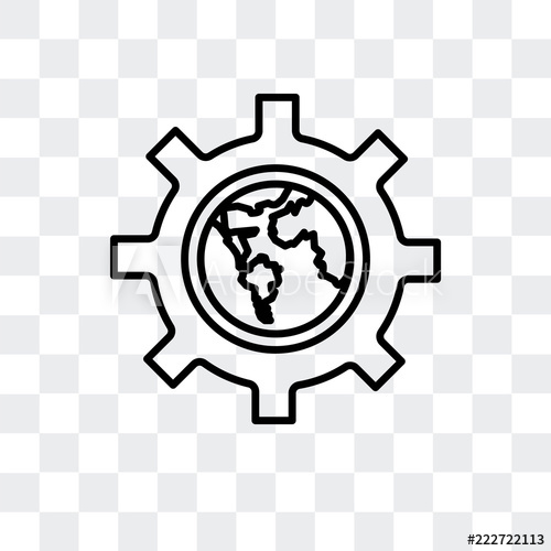 500x500 Settings Icon Isolated On Transparent Background Modern
