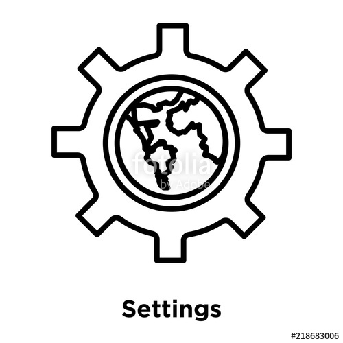 Settings Icon Isolated On Transparent Background Modern 500x500 Settings Icon Isolated On Transparent Background Modern