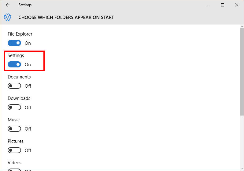 798x558 How To Get Back Settings Icon From Start Menu In Windows