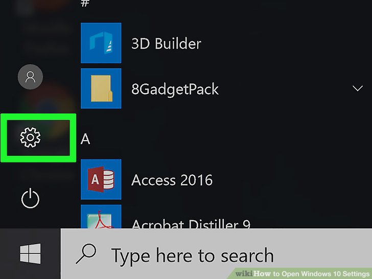 Settings Icon Windows 10 at Collection of Settings