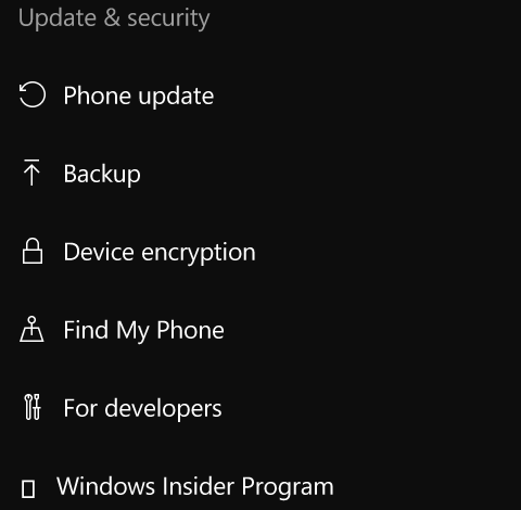 480x470 Microsoft Updates Settings Icons In Windows Mobile Build
