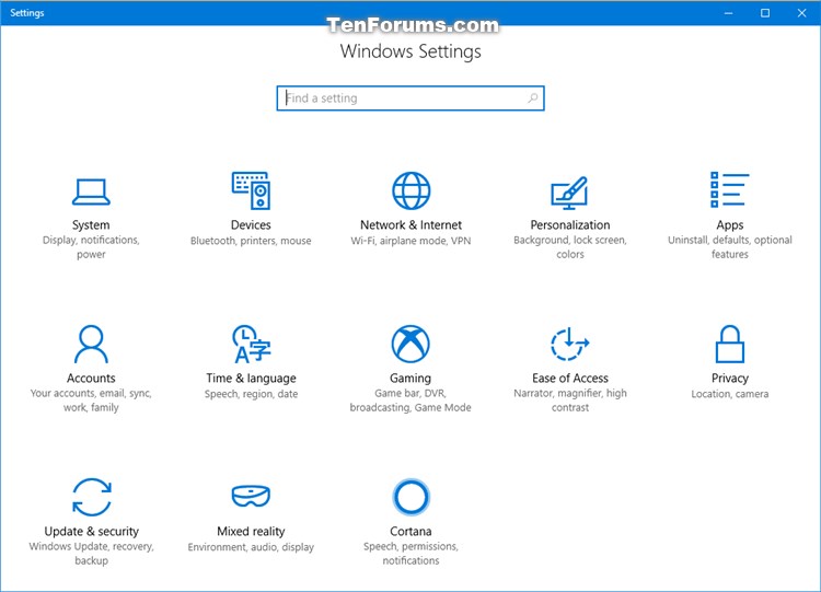 Settings Icon Windows 10 at Collection of Settings
