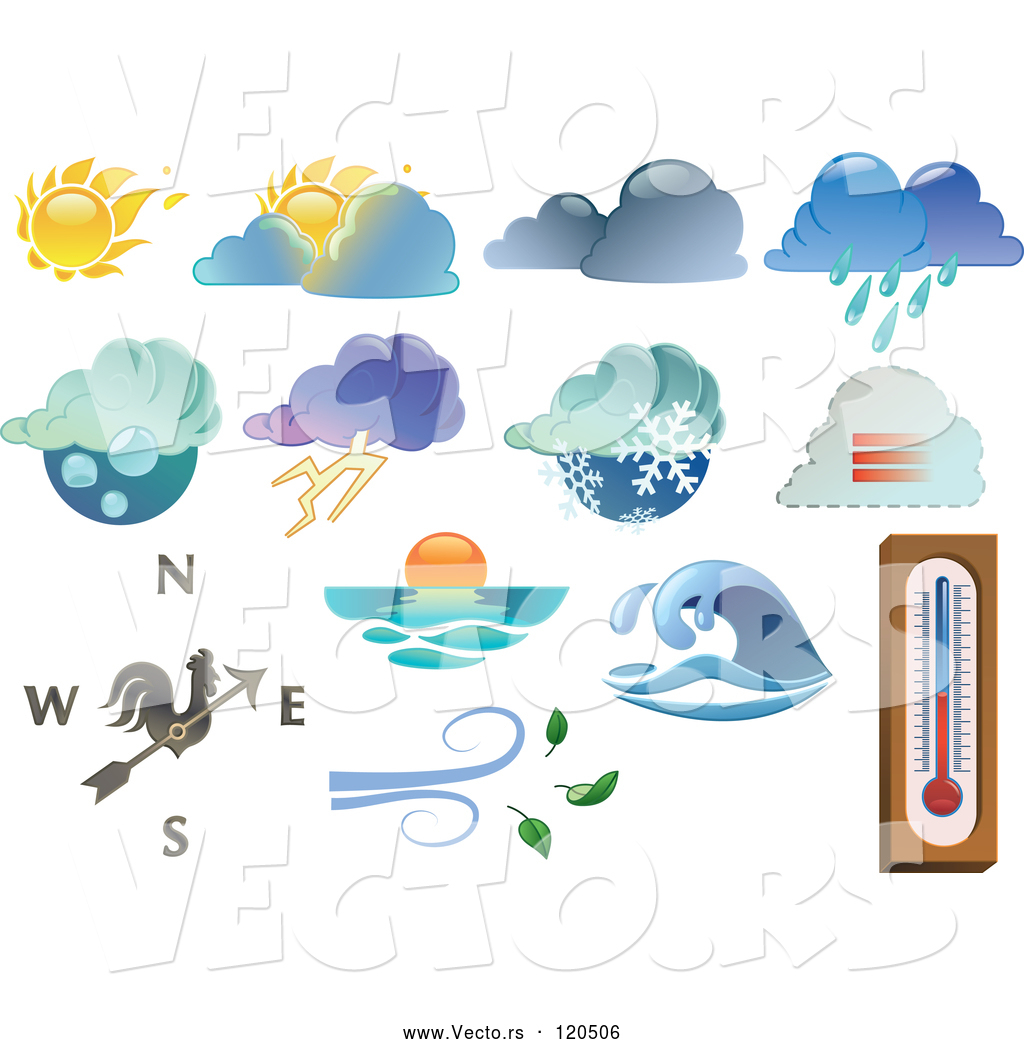 1024x1044 Vector Of Extreme Weather Icon Series