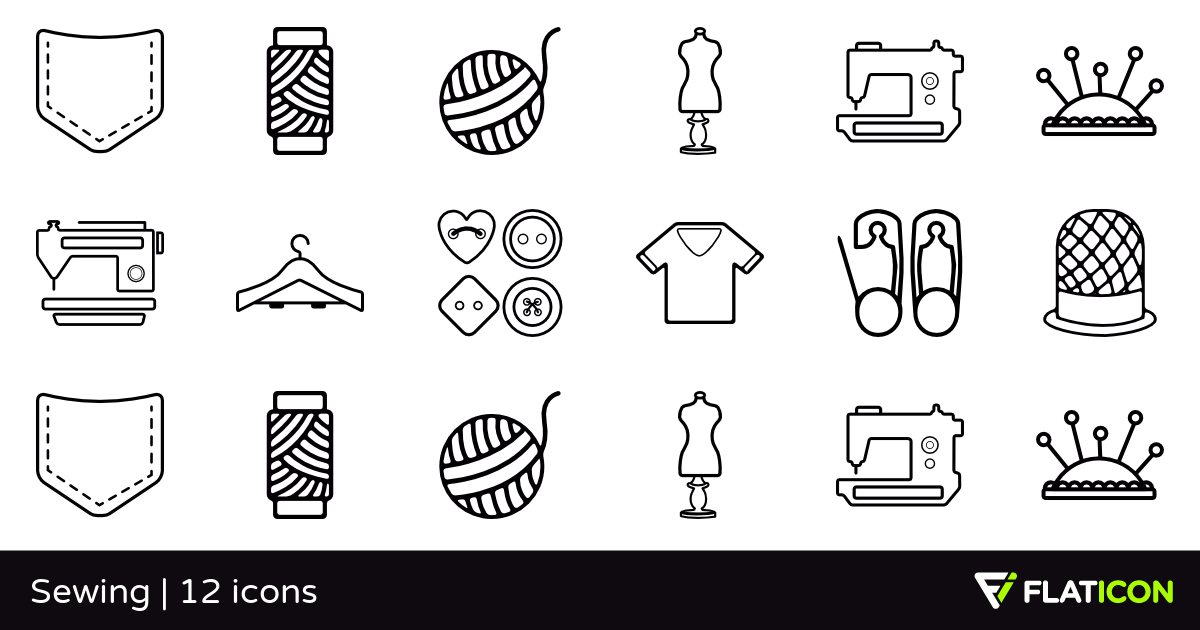 1200x630 Sewing Free Icons