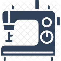 256x256 Sewing Machine Icon Of Glyph Style