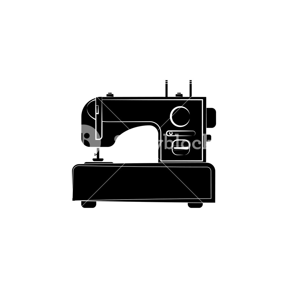 1000x1000 Sewing Machine Icon Royalty Free Stock Image