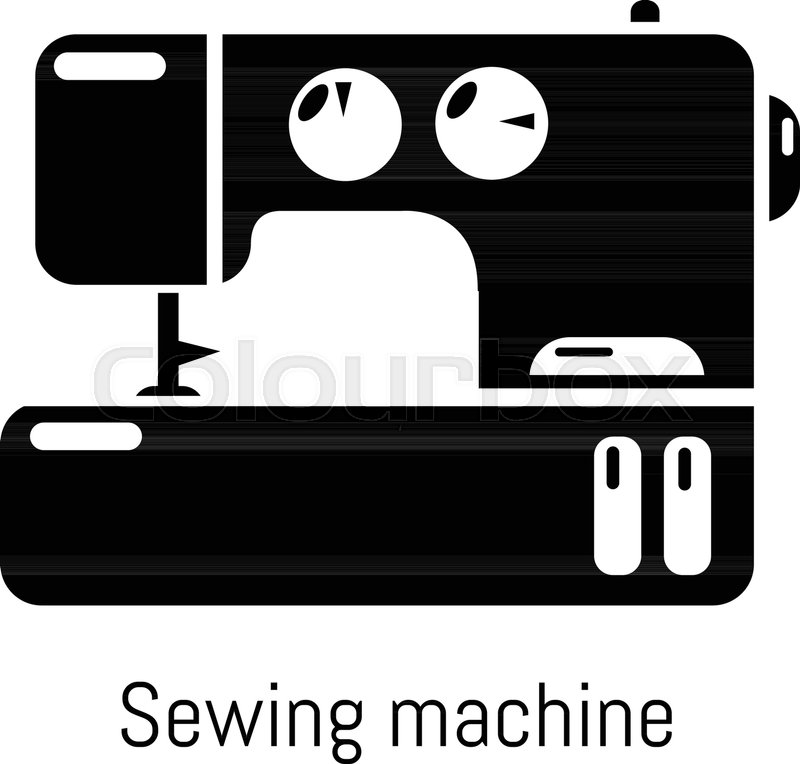 800x764 Sewing Machine Icon Simple Stock Vector Colourbox