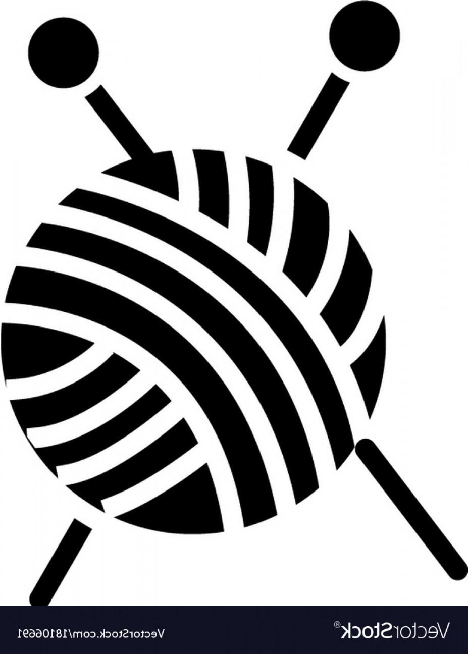 927x1296 Sewing Ball Of Yarn Knitting Needles Icon Vector Hoodamathrun