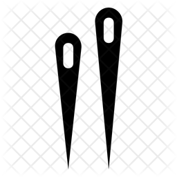 256x256 Sewing Needles Icon Of Glyph Style