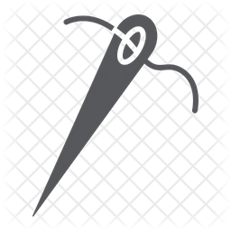 256x256 Sewing Needle Icon Of Glyph Style