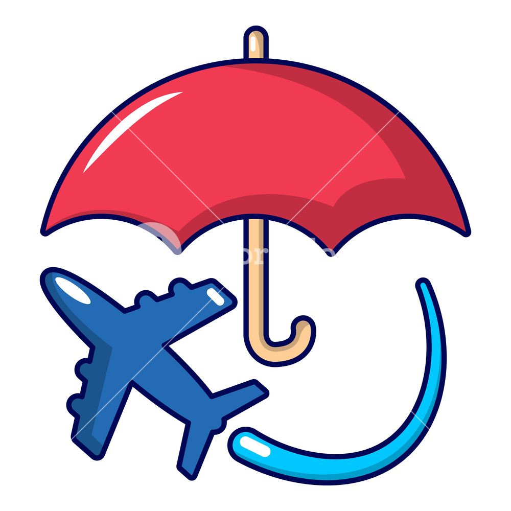 1000x1000 Insurance Fly Icon Cartoon Illustration Of Insurance Fly Vector