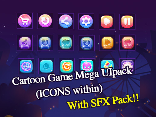 516x389 Casual Cartoon Game Ui With Sfx