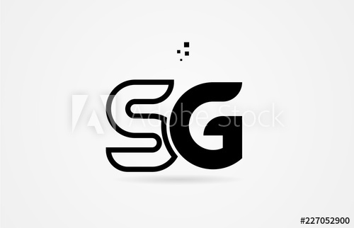 Black And White Alphabet Letter Sg S G Logo Icon Design 500x322 Black And White Alphabet Letter Sg S G Logo Icon Design