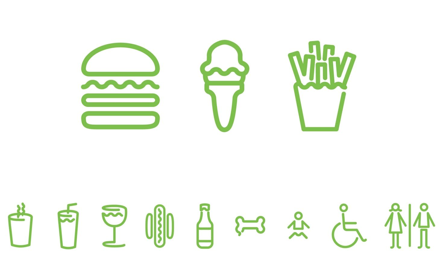 1480x926 Shake Shack Pentagram Pampp Shake Shack, Burger Icon, Branding