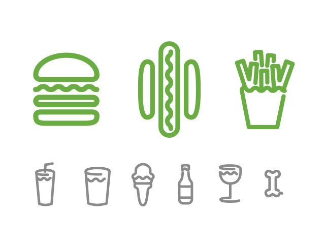 640x480 Shake Shack Icons