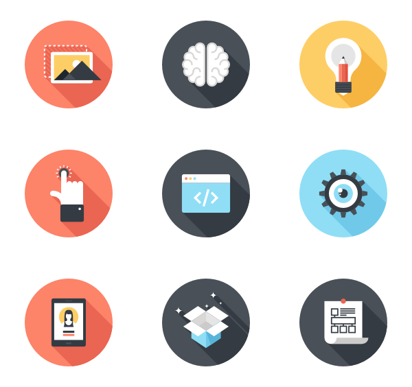 600x564 Shadow Icons