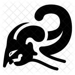 256x256 Wayang Shadow Icon Of Glyph Style