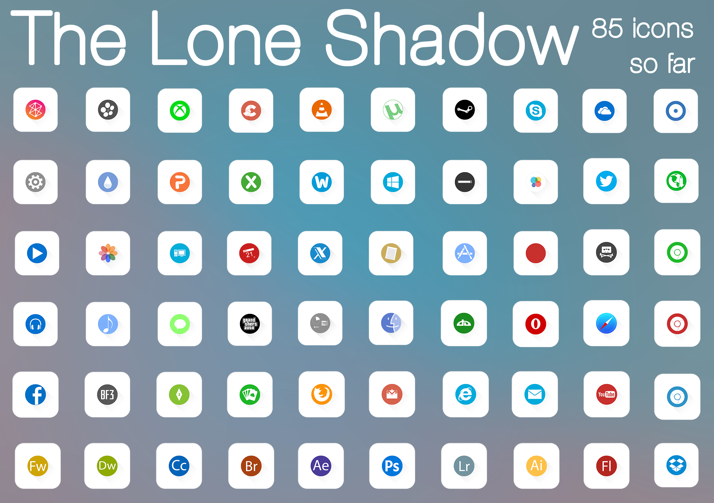 2325x1640 Lone Shadow Iconpack Icons