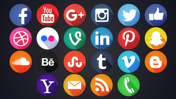590x332 Social Media Icons Pack
