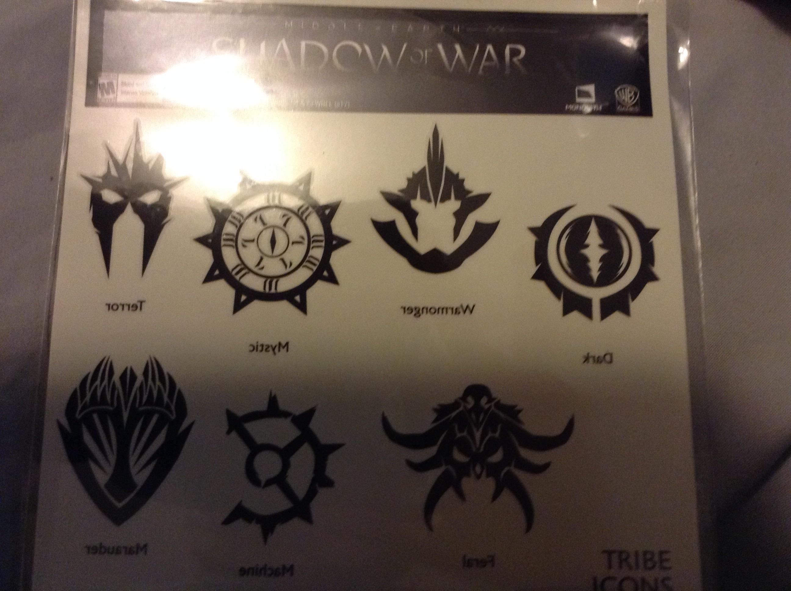 2592x1936 Temporary Tribe Icon Tattoos Shadowofmordor
