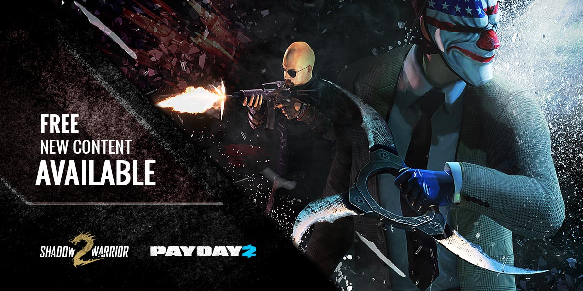 1200x600 Payday Update Shadow Warrior Collaboration