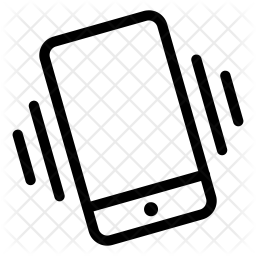 256x256 Shake Phone Icon Of Line Style