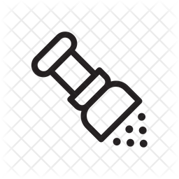 256x256 Shaker Icon Of Line Style