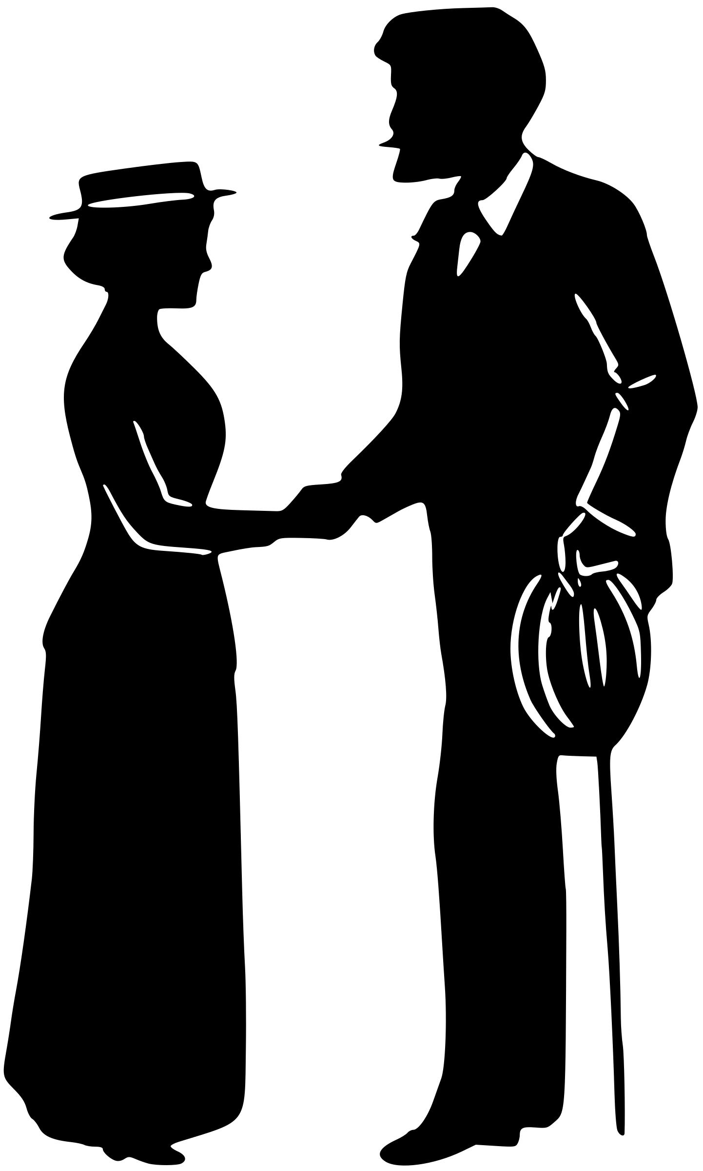 1442x2400 Man And Lady Shaking Hands Icons Png