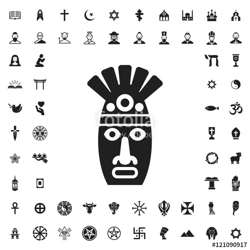 500x500 Shaman Icon Illustration Stock Image And Royalty Free Vector
